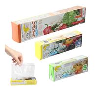 65 Sacs de Congélation Réutilisables Transparents à Double Fermeture, Sacs De Verrouillage en Plastique Anti-Fuites Super épais, 3 Tailles Pour Sandwichs/Fruits/Légumes Pour Les Familles