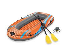 Canoë - Kondor Elite 2000 raft set - 196 x 106 cm - 1 adulte+1enfant - 120kg max - Pompe à pied - 2 pagaies