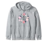 65 Years Loved 65th Birthday Floral 65 Year Old Men Women Sweat à Capuche