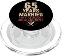 65 Years of Marriage & Still Haven't Killed Each Other PopSockets PopGrip pour MagSafe