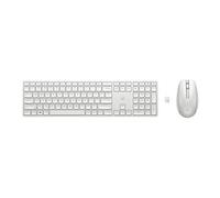 650 - Ensemble clavier et souris - sans fil - 2.4 GHz - QWERTY - Anglais - blanc - pour Laptop 15-dw1025nk; Pavilion Plus Laptop 14-eh0660nd