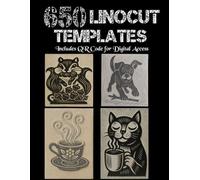 650 Linocut Templates: Bold. Printable. Ready to Carve. Includes Downloadable PDF and SVG Files