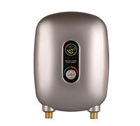 6500W Mini Chauffe Eau Electrique 220V Chauffe Eau Instantané Electrique Petit Chauffe Eau de Cuisine Chauffe Eau Sous Evier,Convient aux Cuisines Hôtels et aux Salons de Coiffure (Gold)