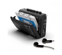 6501 Radio cassette portable AM/FM Lecteur de musique à cassette rétro Walkman Enregistreur avec haut-parleur