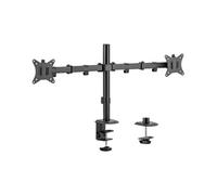 Equip 650157 Support de Table pour Ordinateur VESA Jusqu'à 32 Pouces avec Rotation 360° et Réglage en Hauteur