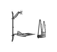 650170 support et équerre de station de travail/PC tout en un 8 kg Noir 43,2 cm (17") 81,3 cm (32")