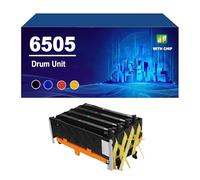 6505 Unité De Tambour Compatible avec Les Imprimantes pour Xerox Phaser 6125 6125N 6128 6128MFP 6130 6130N 6140 6140N; WorkCentre 6505 6505DN 6505N; Phaser 6500 6500DN 6500N,6505-1 Set