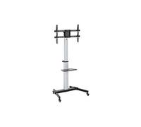 Equip Chariot TV 650630 pivotant 37-86 pouces hauteur réglable 50 kg Argent