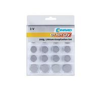 Conrad energy Jeu de piles bouton 2 x CR 1025, 2 x CR 1620, 2 x CR 1632, 2 x CR