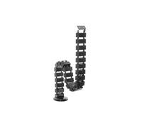 Equip – Range-câbles de sol 650808 – ABS/Acier télescopique H.1300mm diam.67x35mm – Noir 1 pièce