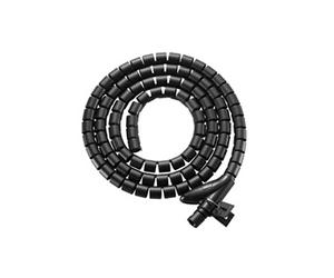 650867 range-câbles Bureau Manchon de câbles Noir