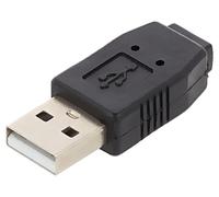 DeLOCK Gender Changer mini USB-B 5-pin USB-A Noir