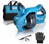 650RPM Kit de Furet Déboucheur de Canalisation Sans Fil, Spirale de 7 mm avec Tête de Forage de 12 mm pour Tuyaux de Ø19-85mm