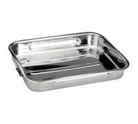 [651845] IBILI Plat à rôtir BISTROT en Inox avec anses pliantes 48x34x7 cm