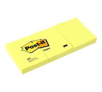 [653-5] Post-it Lot de 5 Lots de 3 Notes repositionnables, 38 x 51 mm, jaune