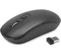 65420 Souris sans Fil 2,4 GHz pour Ordinateur avec Nano Récepteur USB et Sensibilité Réglable Jusqu¿à 1600 DPI portée du Signal Jusqu¿à 10 m Technologie Optique - Noire
