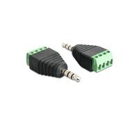 [65453] Delock Adaptateur Audio 3.5 mâle à Terminal Block 4 Broches