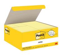 [654655P] Post-it Bloc-note adhésif, pack avantage, jaune
