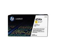 654A toner jaune authentique LaserJet