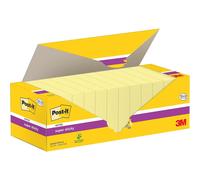 [654SSCYP12+12] Post-it Bloc-note Super Sticky Notes, 76 x 76 mm, 12 + 12