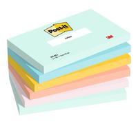[655-6-BEA] Post-it Bloc-note adhésif Notes, 127 x 76 mm, Beachside