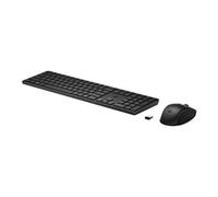 655 - Ensemble clavier et souris - 100% - full size - sans fil - 2.4 GHz - Allemand - noir - Smart Buy