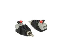DeLOCK 65566 changeur de genre de câble RCA Noir, Gris, Rouge