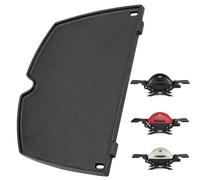 6559 Plaque de cuisson en fonte pour barbecue à gaz Weber Q200, Q220, Q240, Q260, Q2000, Q2200, Q2400, série Weber Q 200/2000 38,9 x 27,5 cm