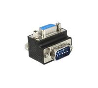 DeLock Adaptateur Sub-D 9 pôles DB-9 270° coudé 65595, vis/écrou interchangeables