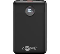 65868 External Battery 10,000 Mah Compact Powerbank With 2 Usb-A And Usb-C Ports, Portable Small Mobile Charger For Charging Apple Iphone, Samsung Galaxy, Xiaomi Etc., Black, 65868