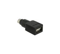 65898 ps 2 usb type-a noir, acier inoxydable adaptateur et connecteur de câbles