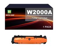 658A Cartouche De Toner Compatible for HP M751dn M751n | W2000A W2001A W2002A W2003A 658A Cartouches de Toner de remplacement for M751dn M751n, avec puce, 7000/ 6000 pages(Black)