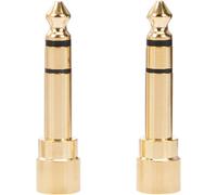 [65983] Delock Lot de 2 Adaptateurs Jack 6,35mm Mâle - Jack 3,5mm Femelle 3 pins