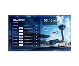 65BDL6017P e diagonale 65" (64.5" visualisable) - P-Line 6000 Series écran LCD rétro-éclairé par LED - signalisation numérique - 4K UHD