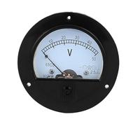 65C5 50 V 100 V 500 V Panneau de mesure analogique Classe 2,5 Voltmètre Pointeur circulaire Voltmètre (DC0-30 V)