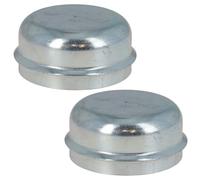 65mm Indespension Capuchon moyeu Roue roulement remorque Couvercle graissage x2