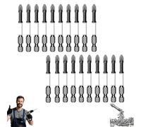 65mm Single Head Hexagon Shank Screwdriver Bits, Single Head Hexagon Shank Screwdriver Bit, High Magnetic Screwdrivers Drill Bit Set, for Hand Tools Power Tools (2pcs)