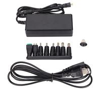 65W 3A Chargeur Universel pour Ordinateur Portable Adaptateur Secteur 6V/9V/12V/15V/16.5V/18.5V/20V Remplacement pour Ordinateur Portable écran LED équipement de Surveillance Alimentation(EU)