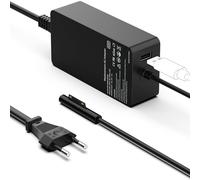 65W 44W Chargeur Surface Pro 15V 4A Compatible avec Surface Pro 9/8/7/7+/6/5/4/3/X, Surface Laptop 3/2/1, Surface Go 2/3, Surface Book 1/2, Tablette Chargeur avec Port USB
