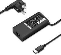 65W 45W USB C Charger for Chromebook 3300 3380 3400 3500 5190 5300 5400 7200 7300 Latitude 5420 5320 7410 7310 2-in-1 P28T P29T Computer Power Cord Portable Type C Replacement