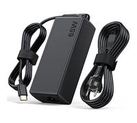 65W 45W USB C Chargeur pour Lenovo ThinkPad Yoga HP Ordinateur Portable Chromebook pour Dell Latitude XPS Type C Chargeur d'ordinateur Rapide Adaptateur Compatible avec Acer Samsung ASUS Google