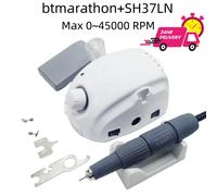 65W BT Marathon Champion-3 ensemble de machine de manucure 45000 tr/min SH37LN poignée de perceuse à ongles électrique pour pédicure outil de meulage de lime à ongles 1set 45000rpm