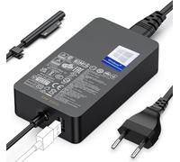 65W Chargeur Microsoft Surface Pro pour Surface Pro 3/4/5/6/7/7+/8/9/10/11/12, Surface Laptop 1/2/3/4/5/6/7, Surface Go 1/2/3/4