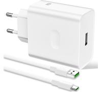 65w Chargeur Rapide Avec Câble Usb C 1m Supervooc Charge Pour Oppo Reno11 F/10/8/Find X5 X3/2 Neo/Pro,Chargeur Rapide Vooc Charge Avec Câble Usb Type-C Pour Oneplus 10 Pro Nord Ce 2 Lite,Realme Gt Ne