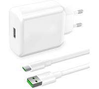 65W Chargeur Rapide Avec Câble Usb Type-C 1M Pour Supervooc Adaptateur Chargeur Rapide 65W Charge Vooc Câble Usb C Pour Oppo Find X5 X3/2 Neo/Pro/Reno 10/8/7/6/5 Pro,Realme Gt Neo 2 Pro,Oneplus Nord