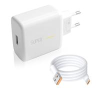65W Chargeur Rapide pour Oppo One-Plus Realme, Chargeur SUPERVOOC et SuperDart avec Câble USB-C 1M pour Reno8 T Find N2 Flip X5 Pr-o X5 Lite X3 Neo Pro Reno7 Pro 6 X2 A54 A54 A57 Oneplus 11 10T Realme
