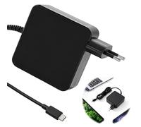 65W Chargeur USB C Ordinateur Portable, Chargeur de Type C pour ASUS Zenbook Huawei Matebook MacBook HP Chromebook Thinkpad Air Acer Dell Xiaomi Samsung Adaptateur d'alimentation USB C 1.8M