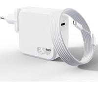 ¿65w Chargeur Usb C Rapide Avec Gan Tech Pour Huawei, Mac Book Pro/Air M1 M2, Dell Xps,Hp,Asus,I-Pad Pro/Air, Samsung Galaxy S23 Plus S22 Ultra S21, Chargeur Gan Avec 1.8m Câble Usb-C À C[Z2043]