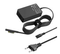 65W Surface Pro Chargeur for Microsoft Surface Pro 8/X/7/6/5/4/3,Surface Book 2/1, Surface Laptop 5/4/3/2/1 Studio,Compatible avec Microsoft Chargeur 65W,USB Type A 2 Pin NA