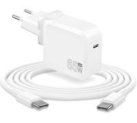 65W USB C Laptop Charger for Apple MacBook/Pro, HP, Lenovo, ASUS, Acer, Dell, Xiaomi Air, Huawei Matebook, Chromebook, Thinkpad